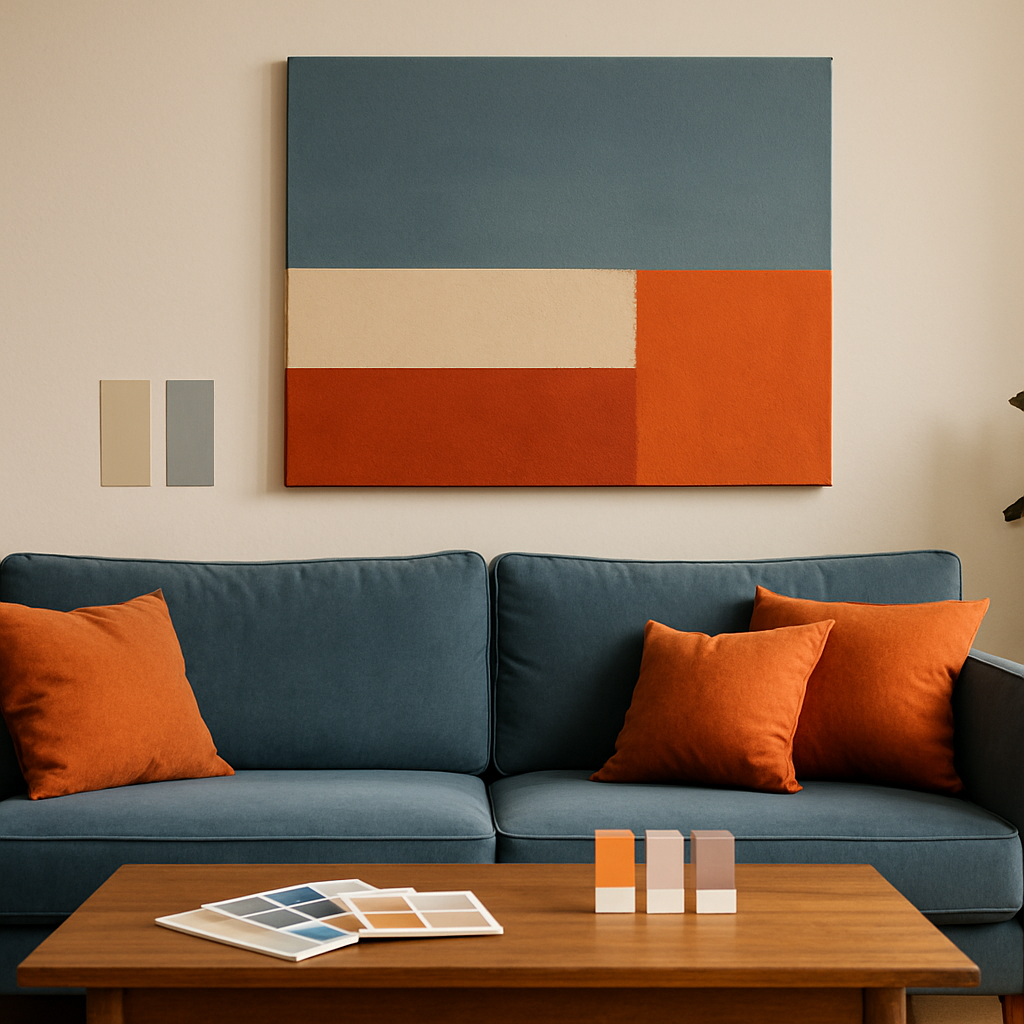 Farbsprache im Interieur: Kunst für Ihr Zuhause | kuenstler-re.de