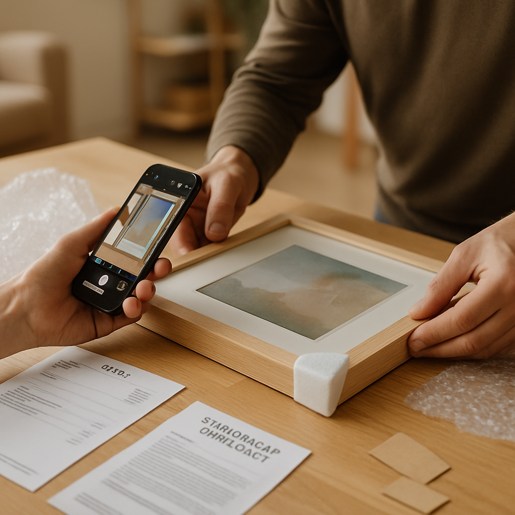 Lieferumfang und Garantie prüfen: Kunstkauf bei kuenstler-re.de